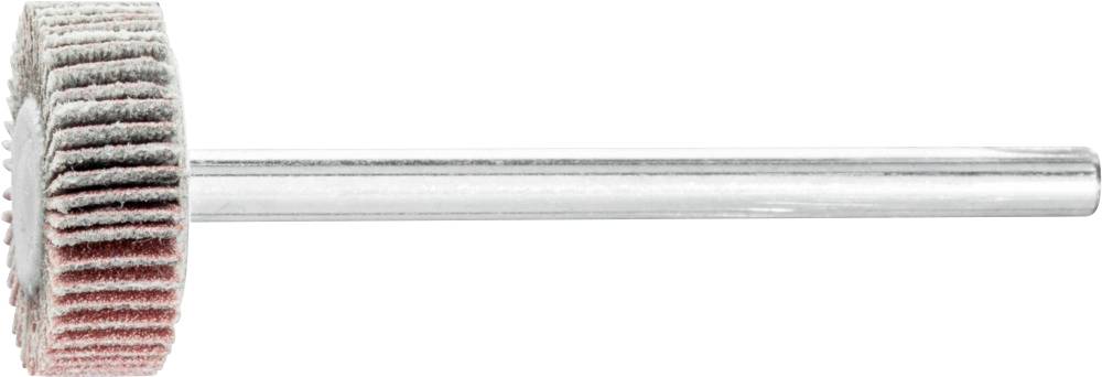 Schleifwerkzeug mit rundem Schleifkopf, befestigt an einem langen Metallstiel. Hauptsächlich für das präzise Schleifen verwendet.