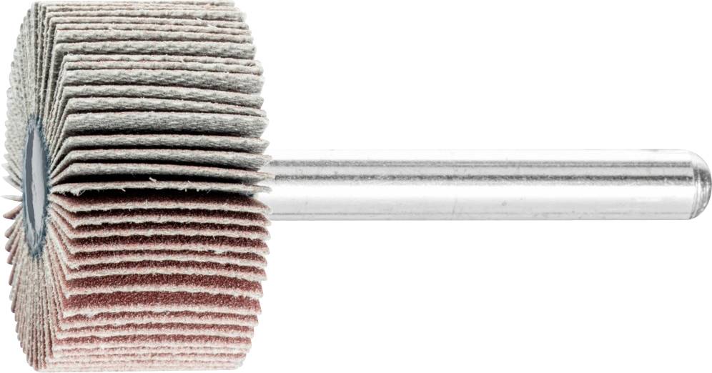 Scheibenlamellen-Schleifkopf mit Metallstange. Geeignet für Oberflächenbearbeitung von Metall und Holz.