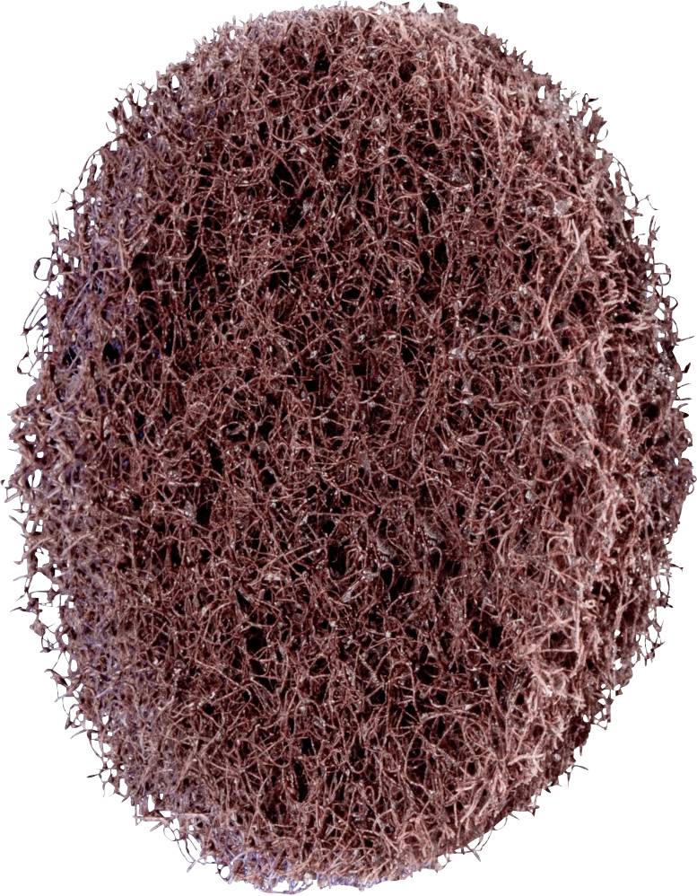 Ein ovaler, dunkelbrauner Luffa-Schwamm, texturiert und dicht, ideal zum Reinigen oder Peeling der Haut.