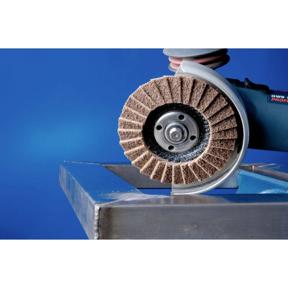 PFERD TOOLS 44698005 SET PVL 125A Fächerschleifscheibe Durchmesser 125mm Bohrungs-Ø 22.23mm Aluminium, Kobaltbasislegierung