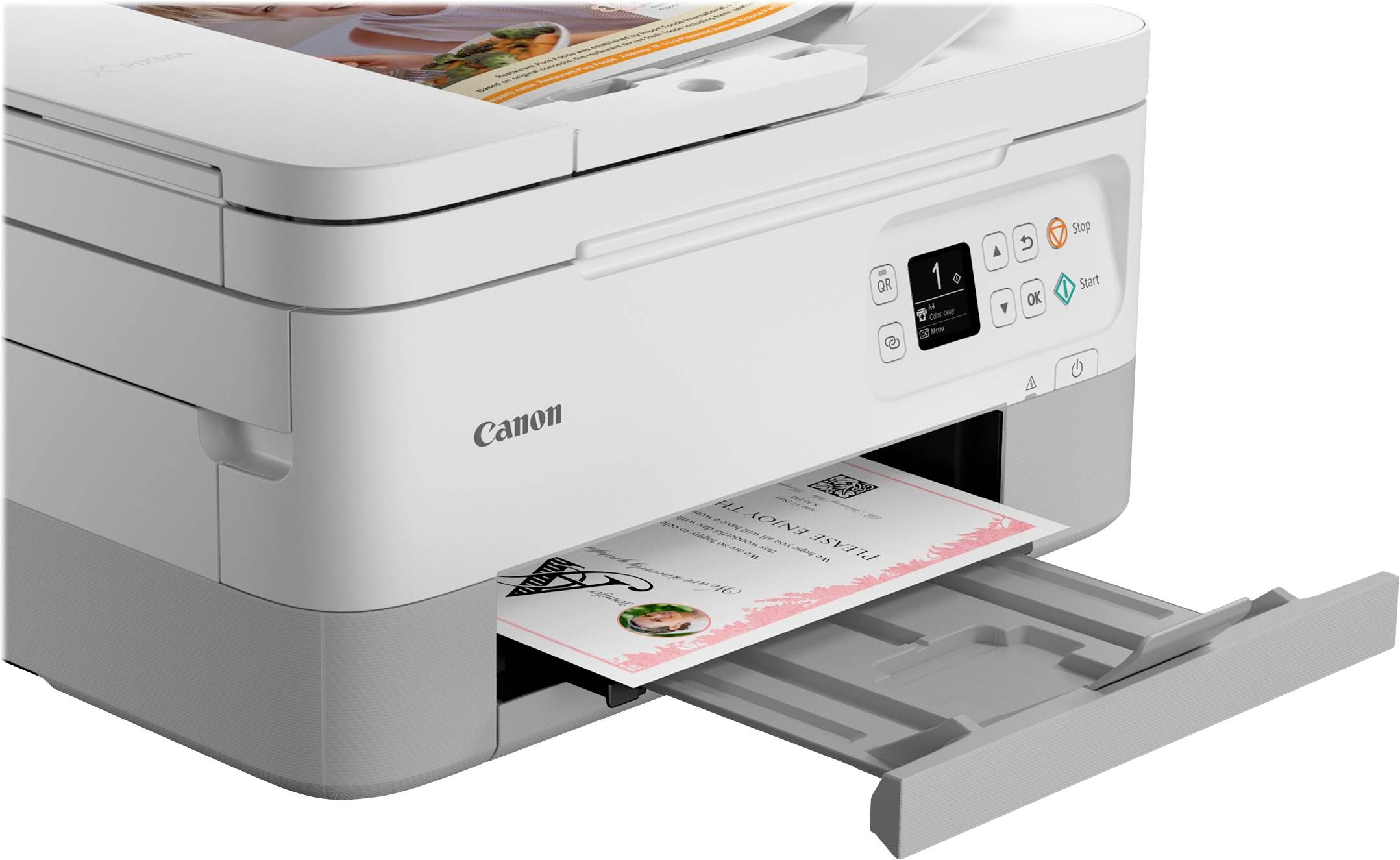 Canon PIXMA TS7451a Multifunktionsdrucker Tintenstrahl Farbe A4 Drucker, Scanner, Kopierer WLAN, USB, Bluetooth®