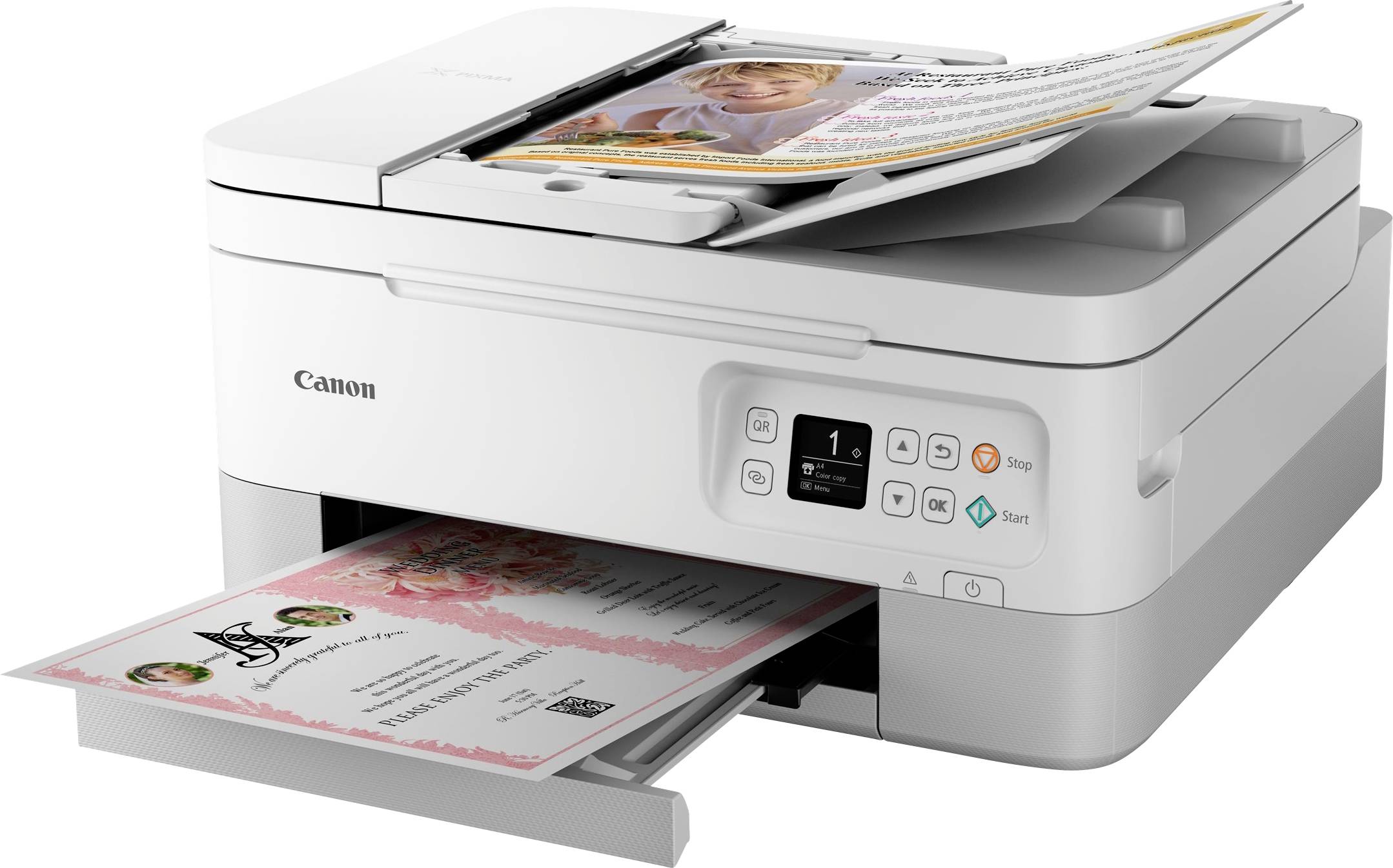 Canon PIXMA TS7451a Multifunktionsdrucker Tintenstrahl Farbe A4 Drucker, Scanner, Kopierer WLAN, USB, Bluetooth®