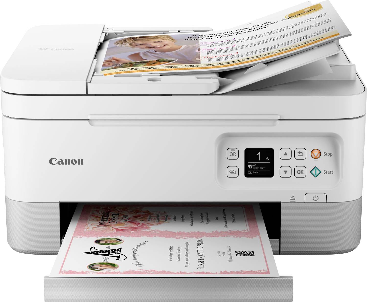 Canon PIXMA TS7451a Multifunktionsdrucker Tintenstrahl Farbe A4 Drucker, Scanner, Kopierer WLAN, USB, Bluetooth®