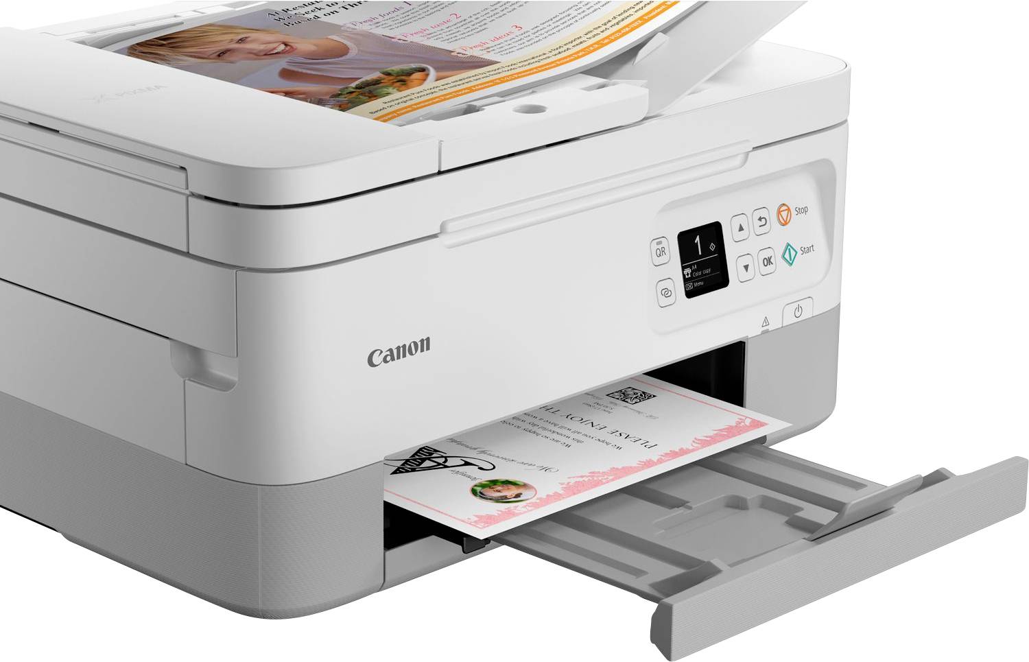 Canon PIXMA TS7451a Multifunktionsdrucker Tintenstrahl Farbe A4 Drucker, Scanner, Kopierer WLAN, USB, Bluetooth®