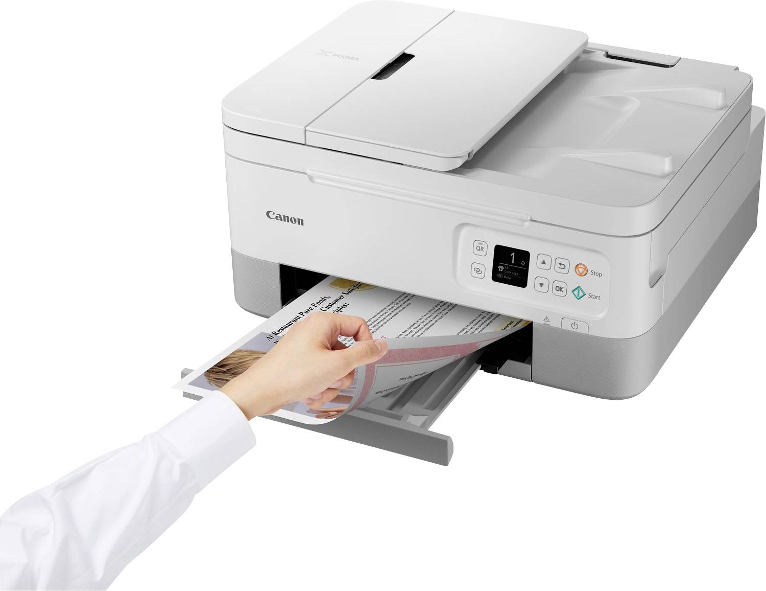 Canon PIXMA TS7451a Multifunktionsdrucker Tintenstrahl Farbe A4 Drucker, Scanner, Kopierer WLAN, USB, Bluetooth®