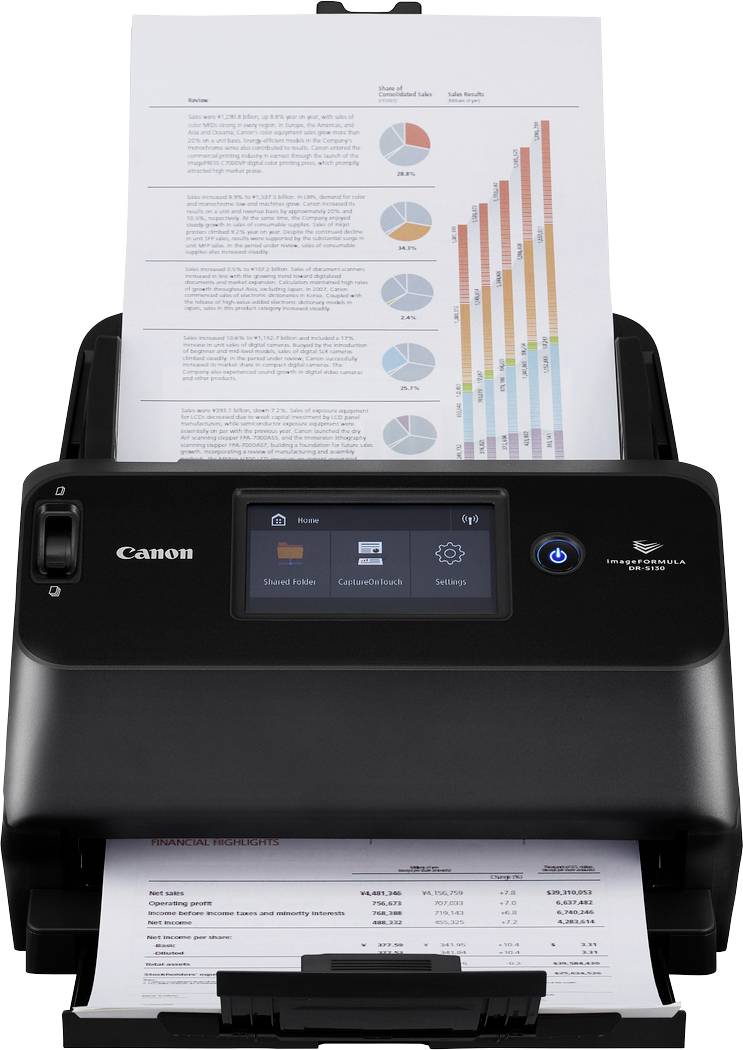 Canon imageFORMULA DR-S130 Dokumentenscanner 600 x 600 dpi 30 Seiten/min USB 2.0, WLAN, USB 3.2 Gen 1 (USB 3.0)