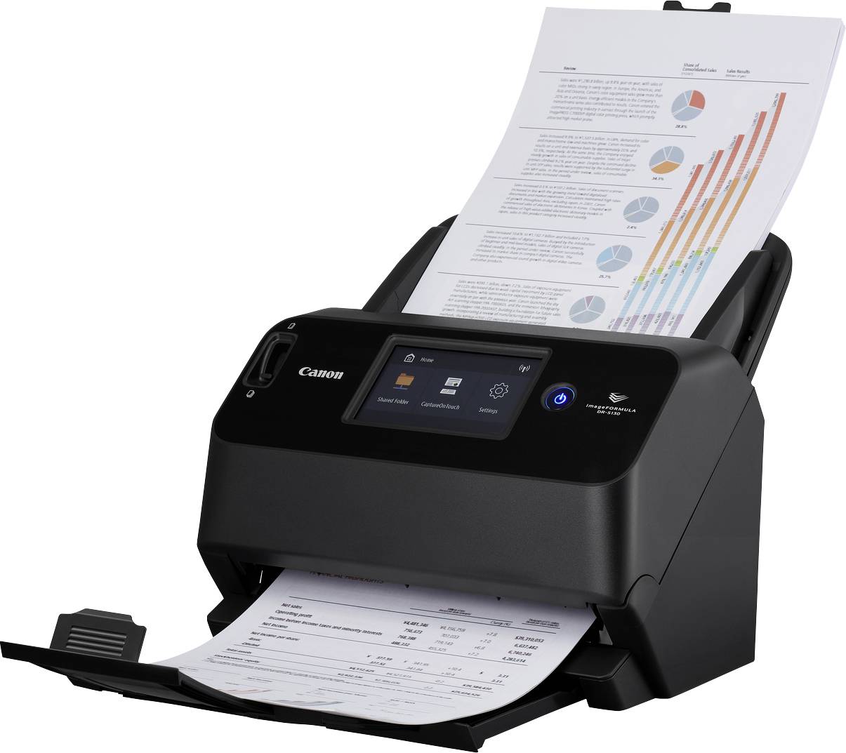 Canon imageFORMULA DR-S130 Dokumentenscanner 600 x 600 dpi 30 Seiten/min USB 2.0, WLAN, USB 3.2 Gen 1 (USB 3.0)