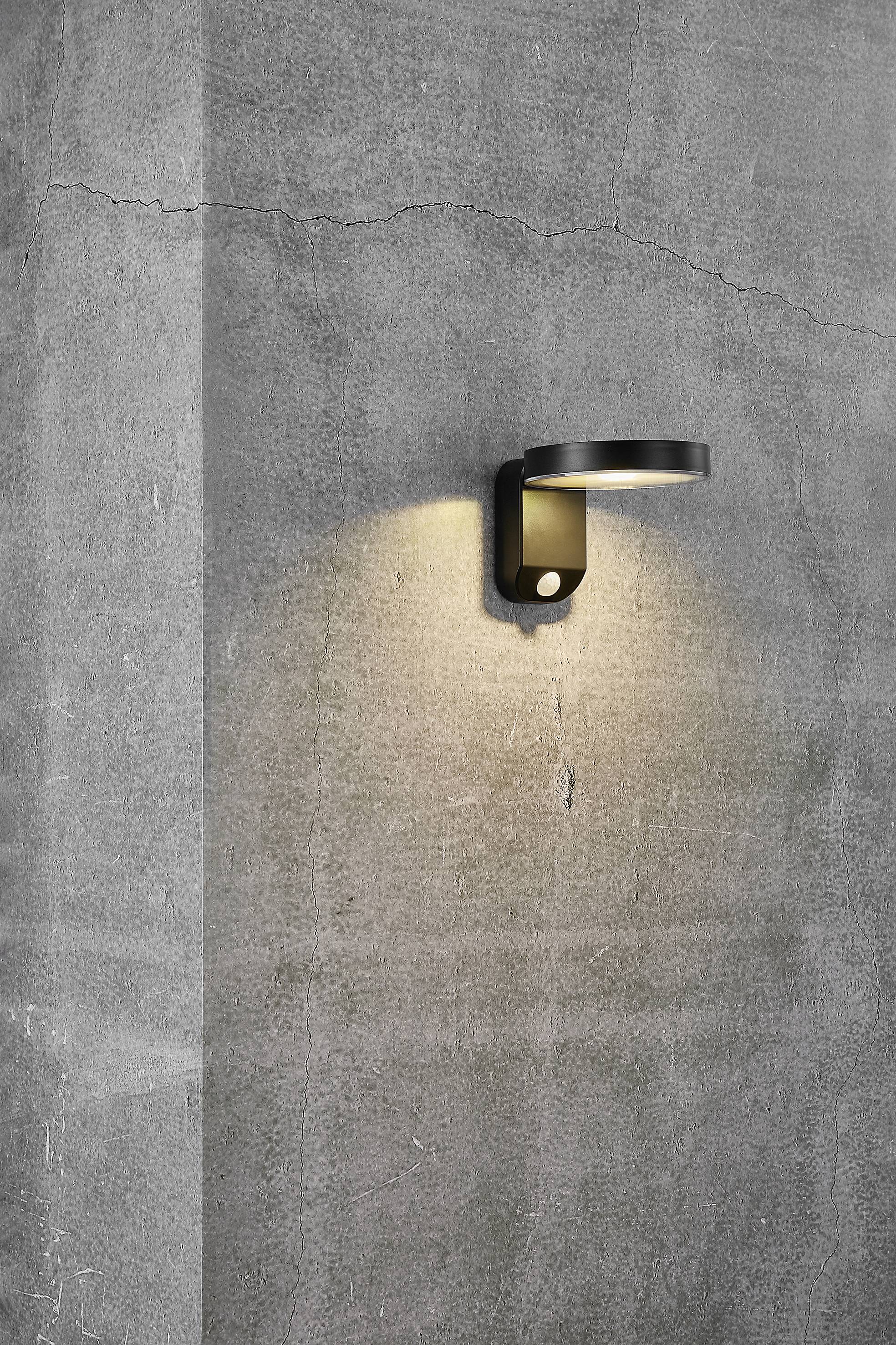 Nordlux 2118141003 Rica Solar-Außenwandleuchte LED 5W Schwarz