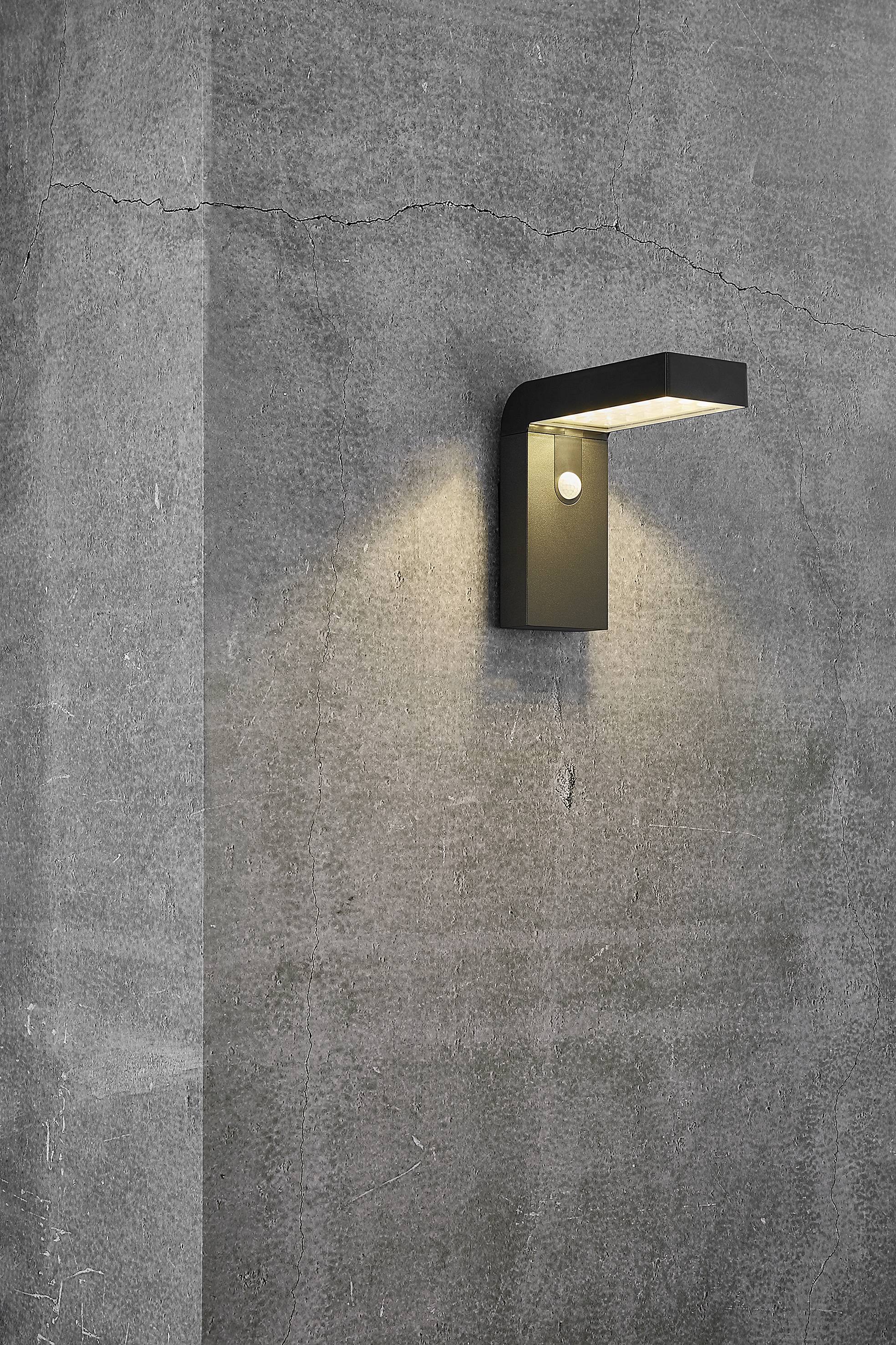 Nordlux 2118231003 Alya Solar-Außenwandleuchte LED 5W Schwarz