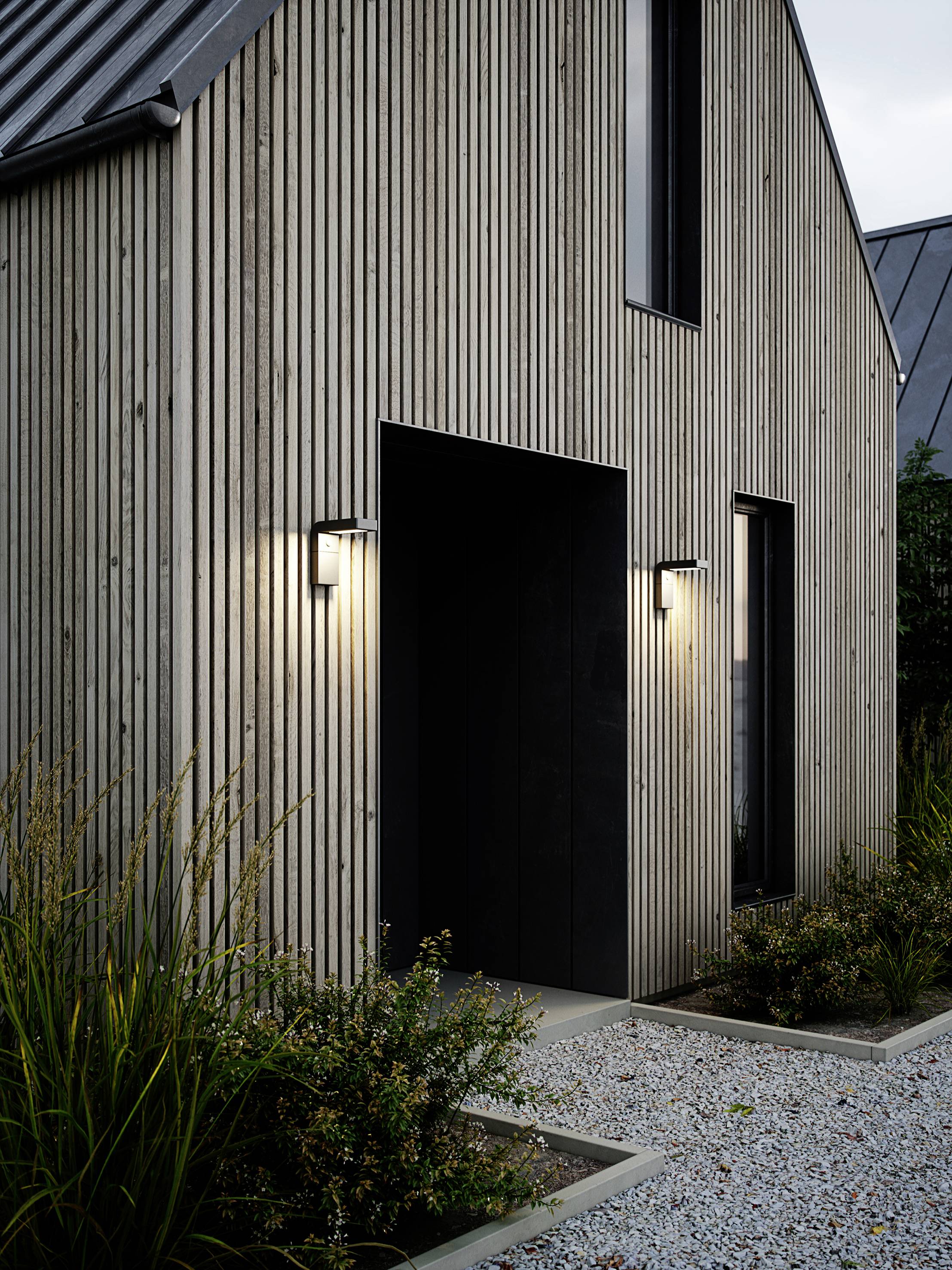 Nordlux 2118231003 Alya Solar-Außenwandleuchte LED 5W Schwarz