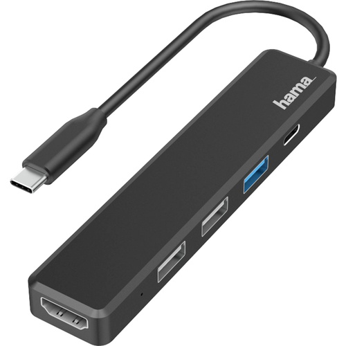 Hama USB-C® Notebook Dockingstation 00200117 Passend für Marke: Universal inkl. Ladefunktion, USB-C® Power Delivery