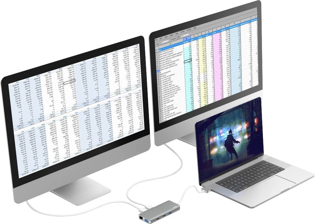 Hama - Dockingstation - USB-C 3.2 Gen 1 - VGA, HDMI