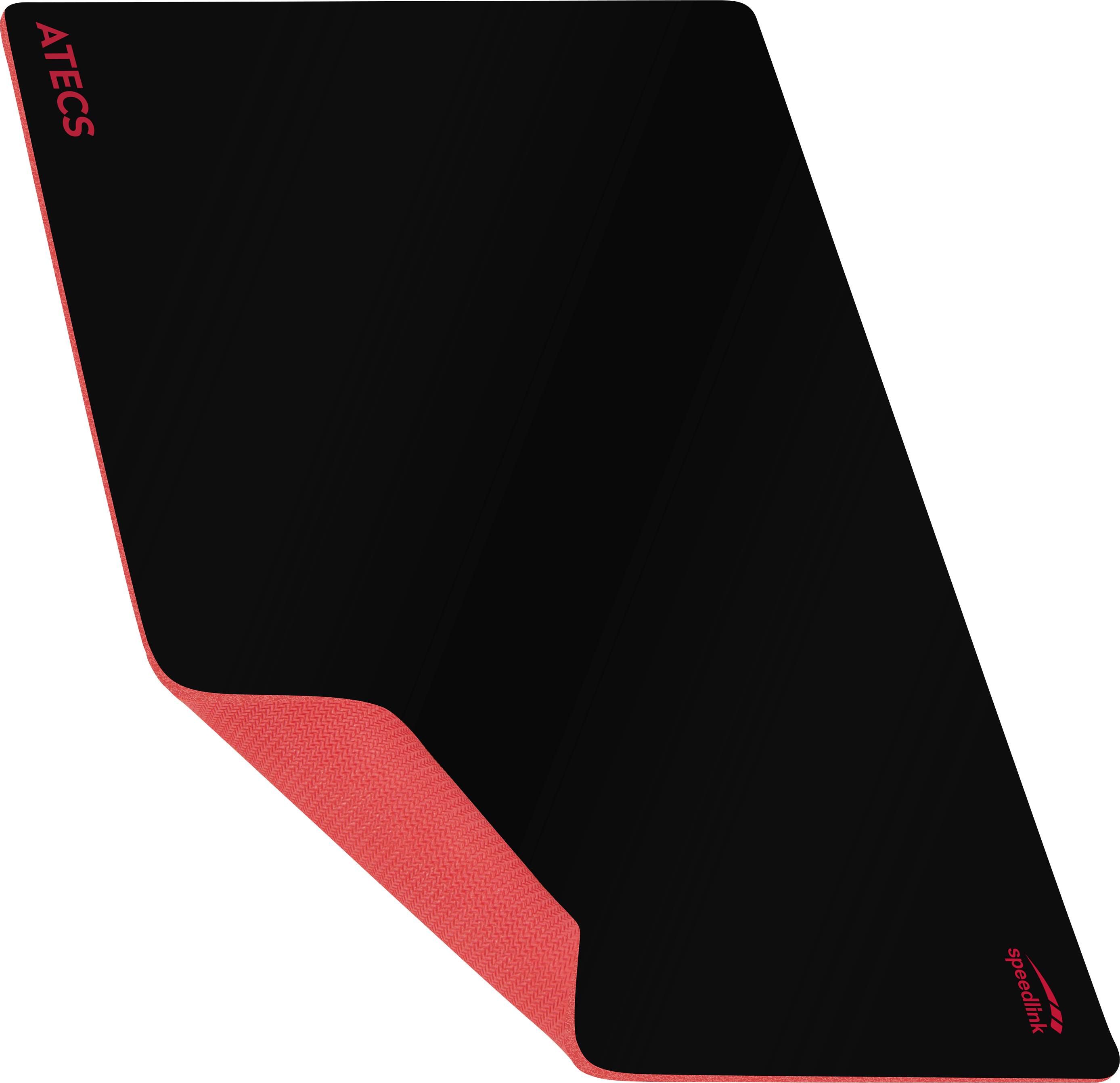 SpeedLink ATECS Soft Gaming Mousepad - Size L, black Gaming-Mauspad Schwarz, Rot
