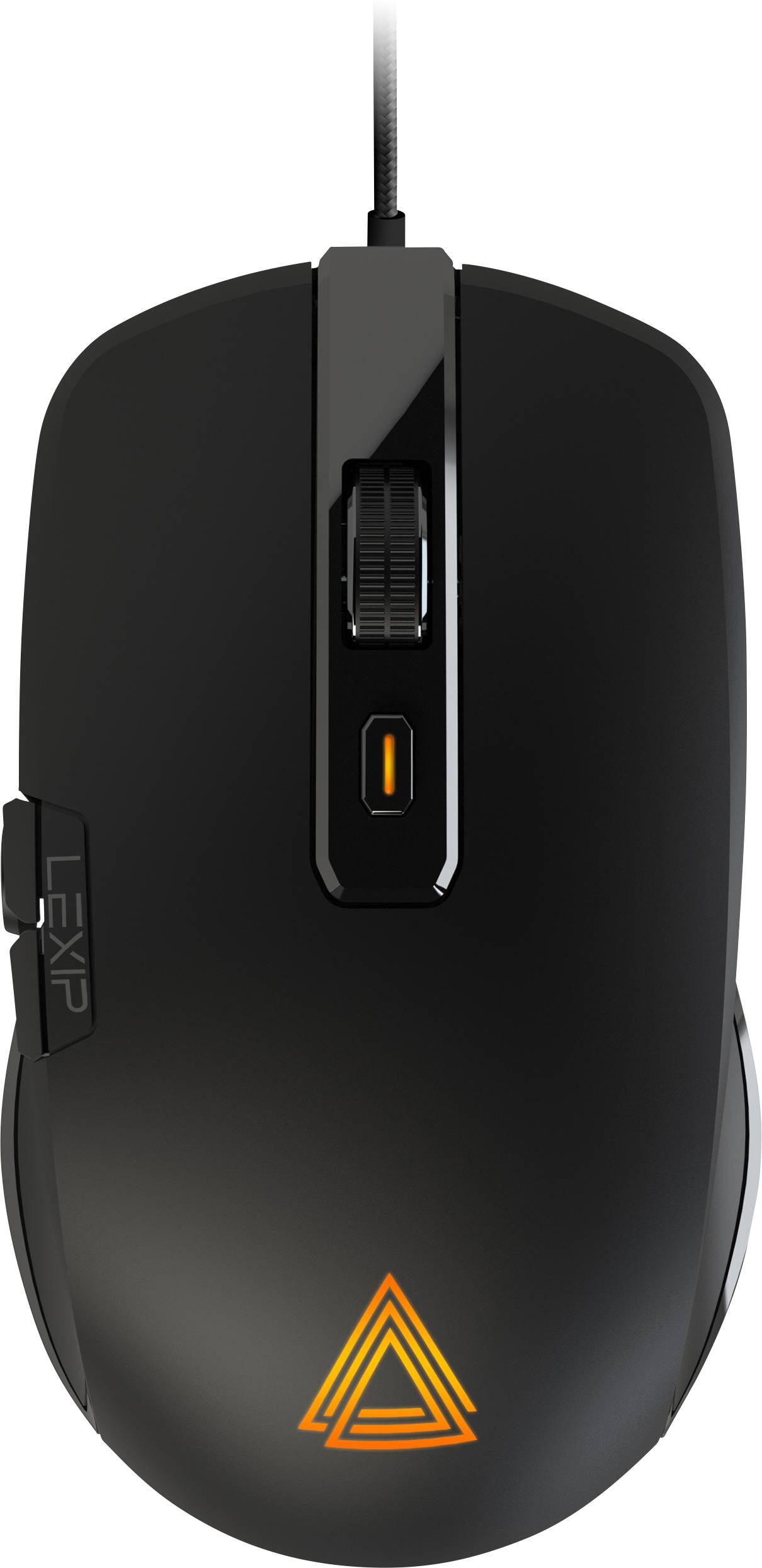 Pixminds NP93 Neptunium Alpha Gaming-Maus USB Optisch Schwarz, RGB 6 Tasten 12000 dpi Beleuchtet