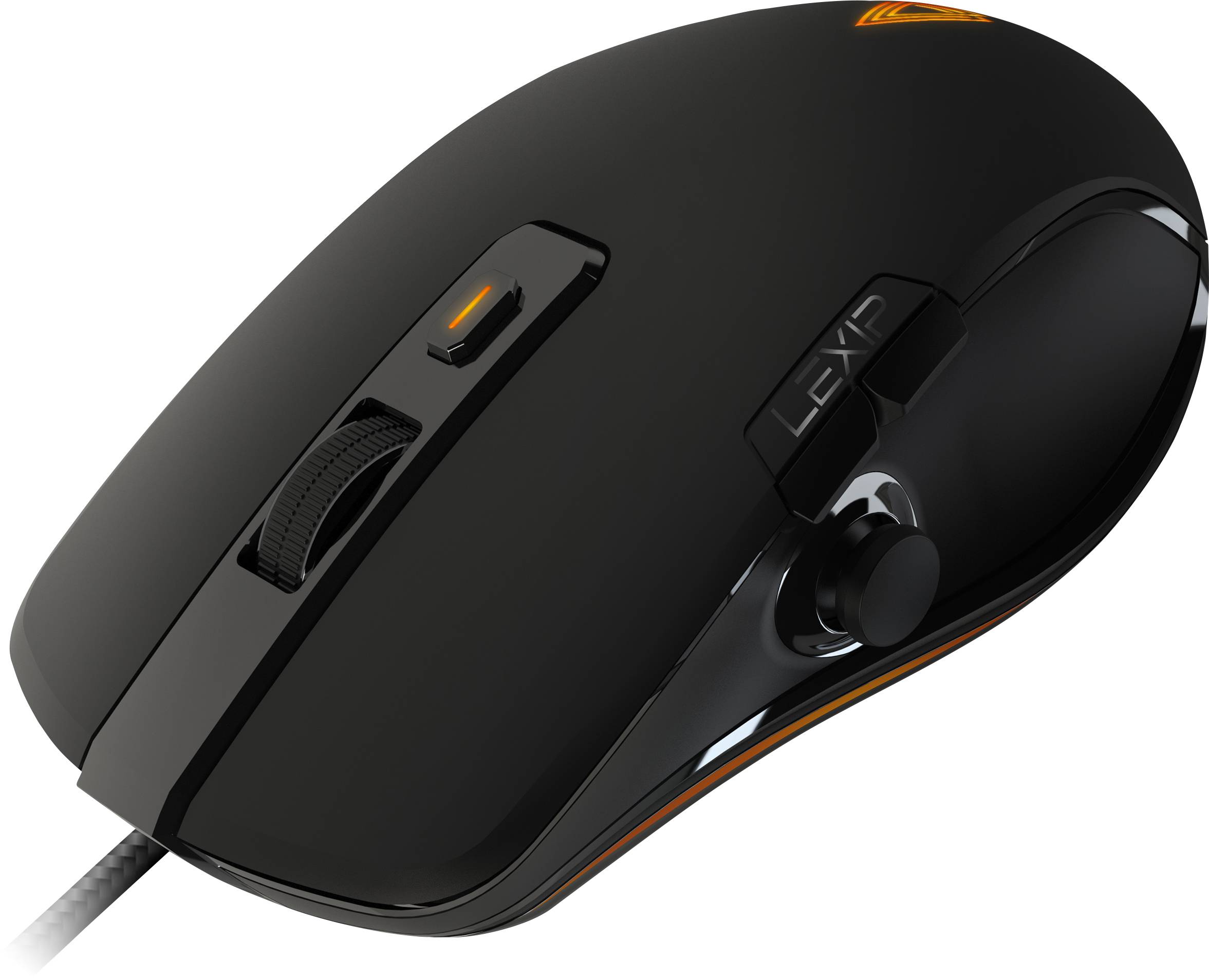 Pixminds NP93 Neptunium Alpha Gaming-Maus USB Optisch Schwarz, RGB 6 Tasten 12000 dpi Beleuchtet