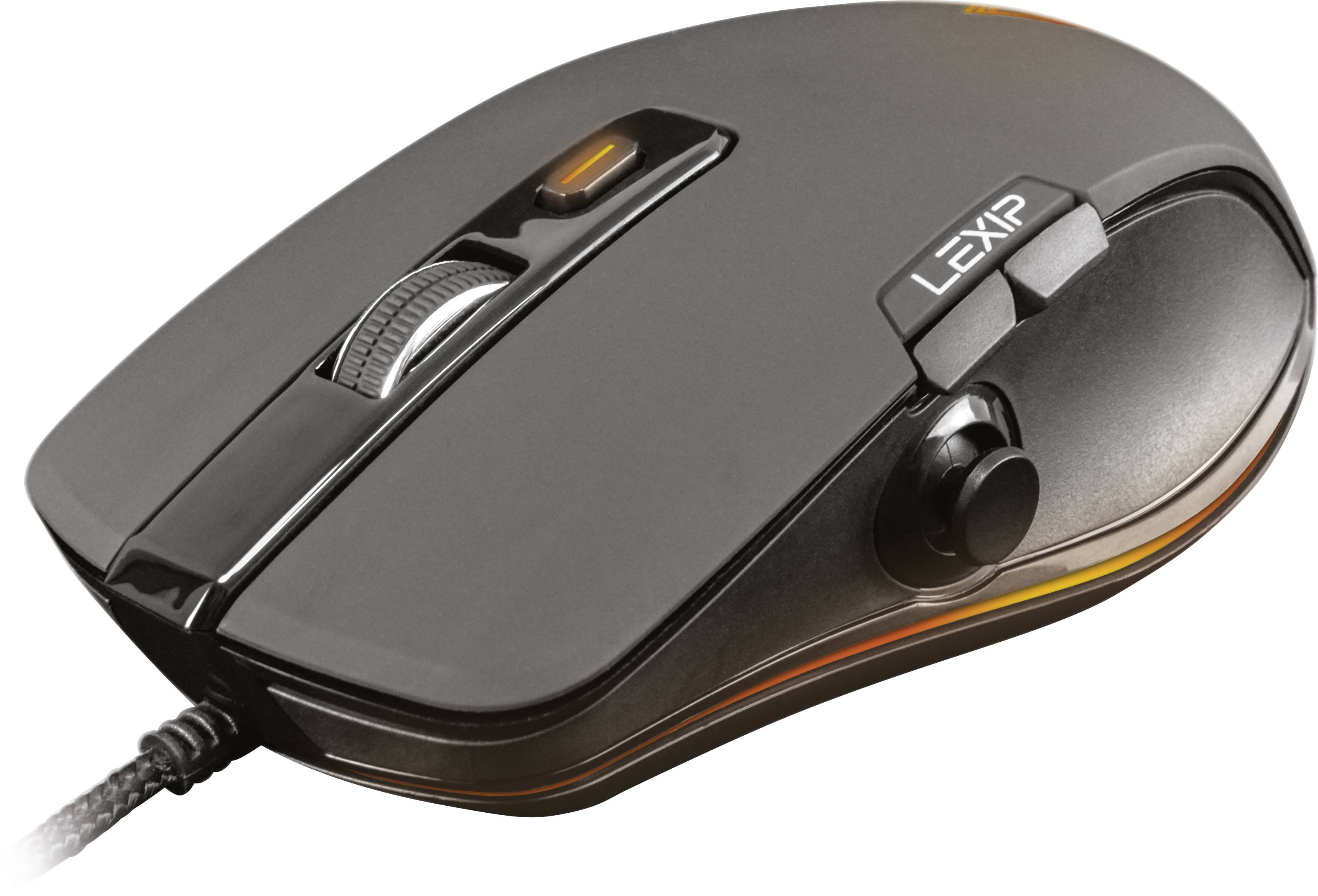 Pixminds NP93 Neptunium Alpha Gaming-Maus USB Optisch Schwarz, RGB 6 Tasten 12000 dpi Beleuchtet