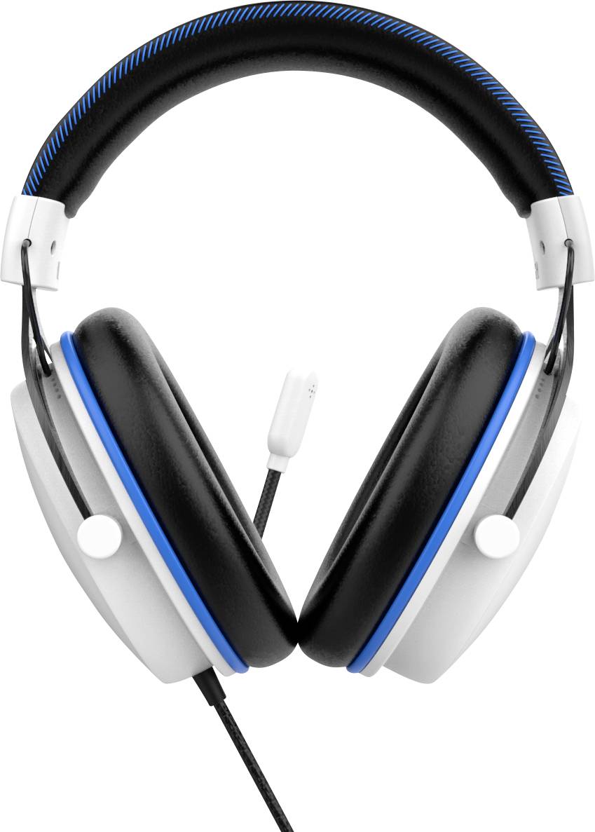 Steelplay HP52 Gaming Over Ear Headset kabelgebunden Stereo Weiß/Schwarz Lautstärkeregelung, Mikrofon-Stummschaltung