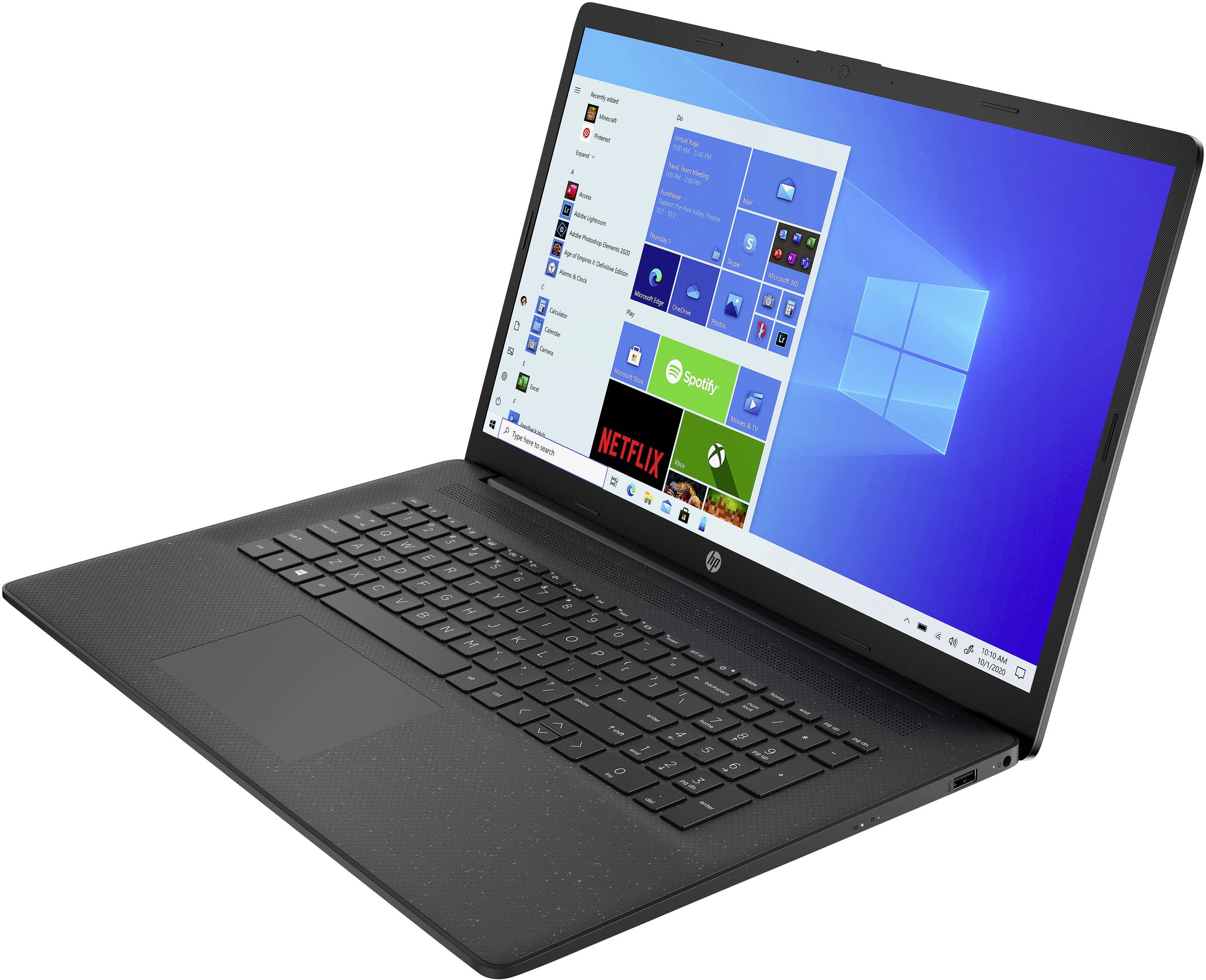 HP Notebook 17-cn0434ng 43.9 cm (17.3 Zoll) Full HD Intel® Core™ i3 i3-1125G4 8 GB RAM 512 GB SSD Intel UHD Graphics Win 11 Home Schwarz 4K579