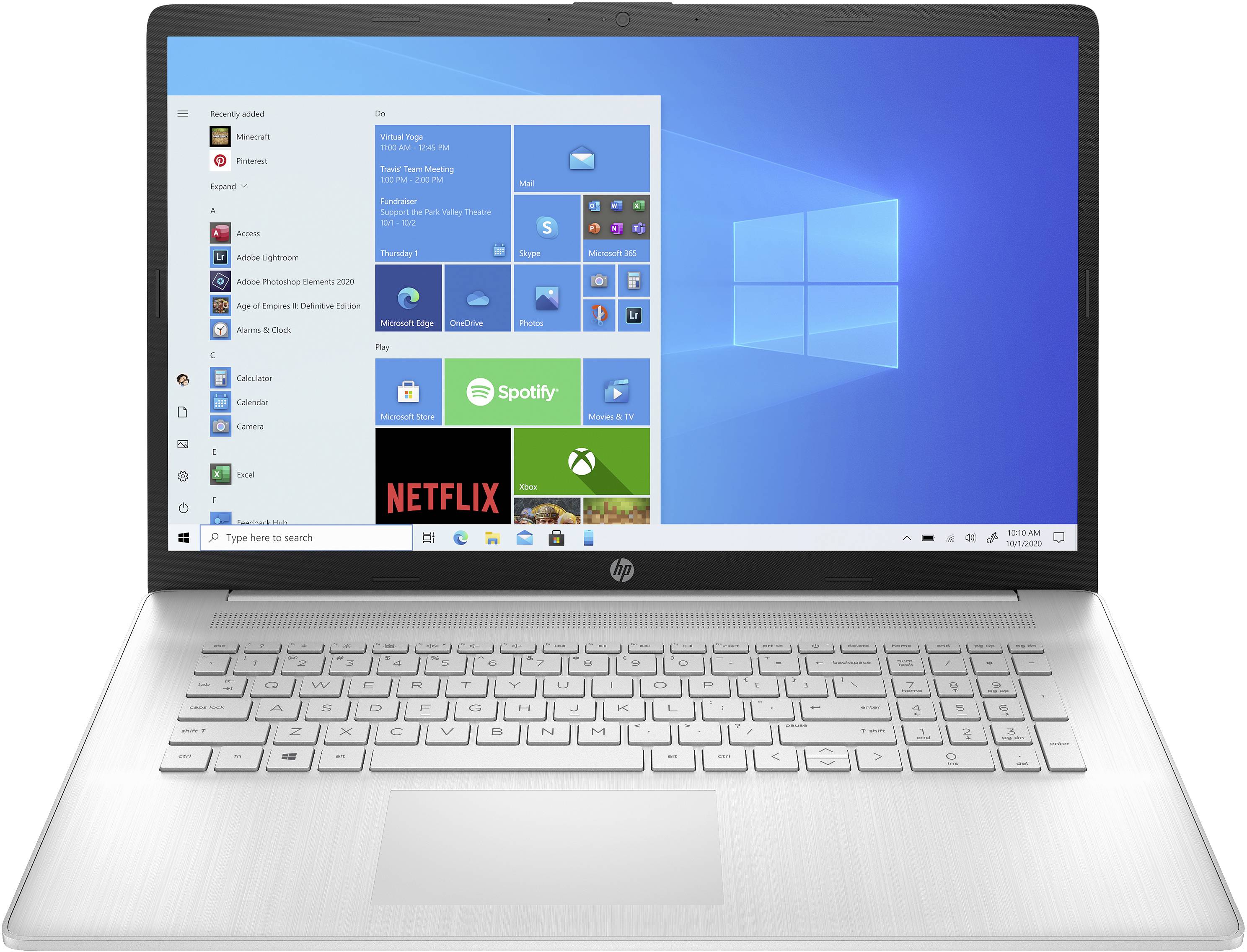 HP Notebook 17-cn0055ng 43.9 cm (17.3 Zoll) Full HD Intel® Core™ i5 i5-1135G7 8 GB RAM 512 GB SSD Intel® Iris® Xᵉ Graphics Win 11 Home Silbe