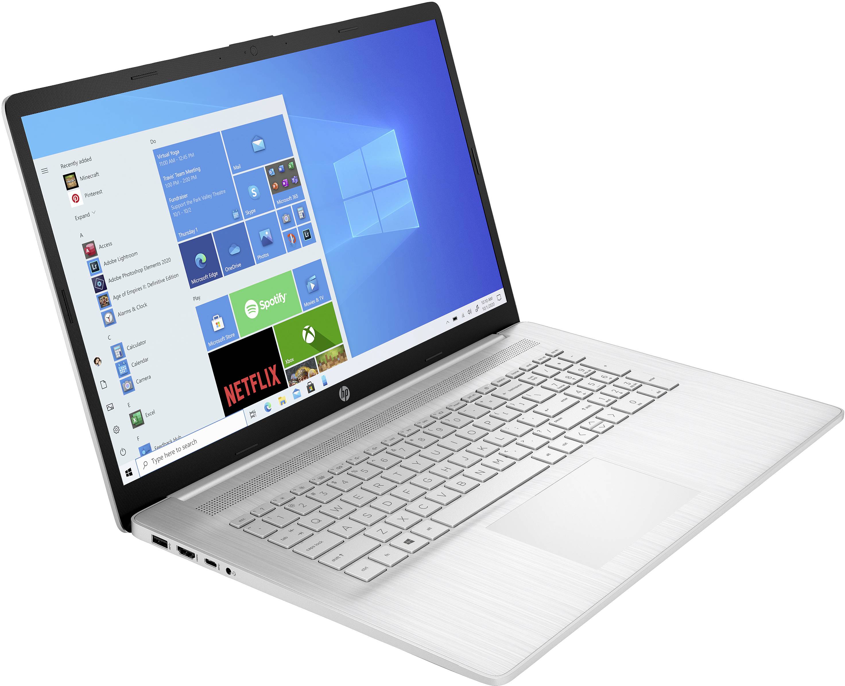 HP Notebook 17-cn0055ng 43.9 cm (17.3 Zoll) Full HD Intel® Core™ i5 i5-1135G7 8 GB RAM 512 GB SSD Intel® Iris® Xᵉ Graphics Win 11 Home Silbe