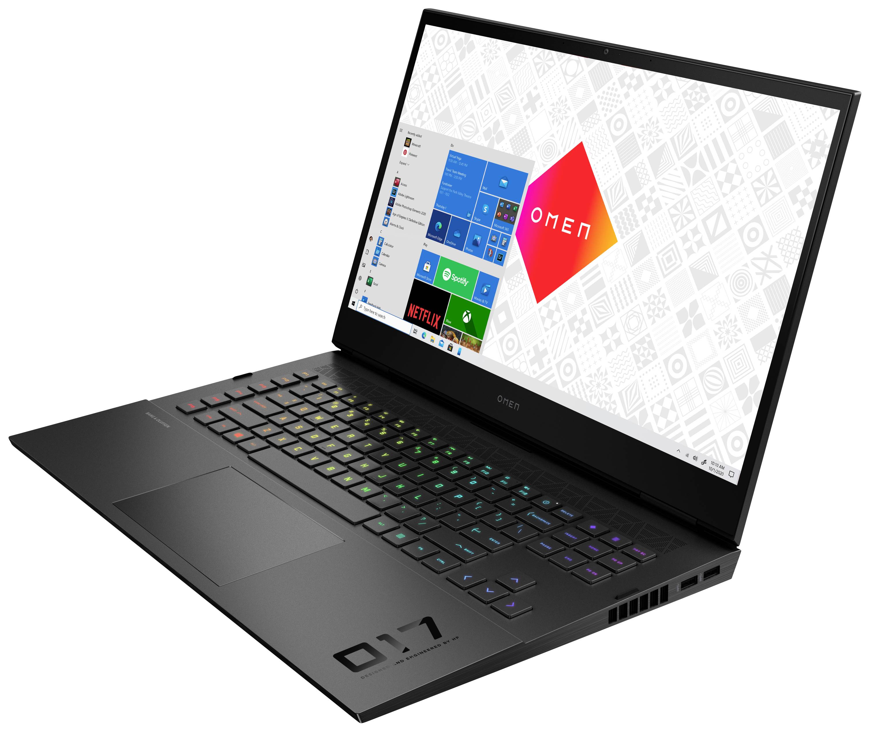 HP Gaming Notebook OMEN 17-ck0065ng 43.9 cm (17.3 Zoll) Full HD Intel® Core™ i7 i7-11800H 16 GB RAM 512 GB SSD Nvidia GeForce RTX 3060 Win 10 Ho