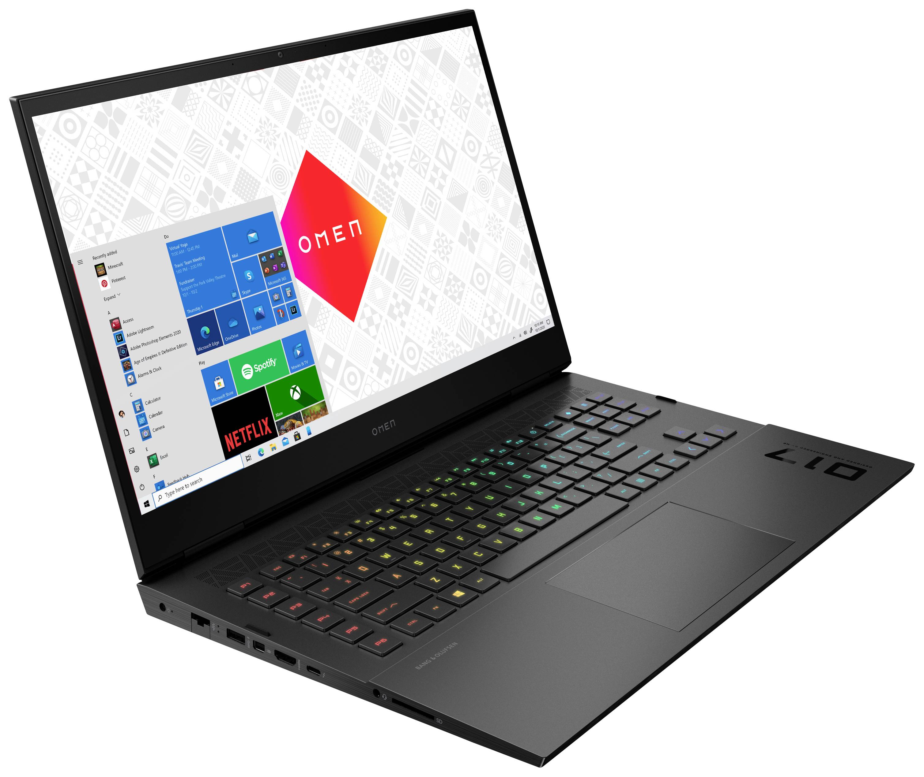 HP Gaming Notebook OMEN 17-ck0065ng 43.9 cm (17.3 Zoll) Full HD Intel® Core™ i7 i7-11800H 16 GB RAM 512 GB SSD Nvidia GeForce RTX 3060 Win 10 Ho