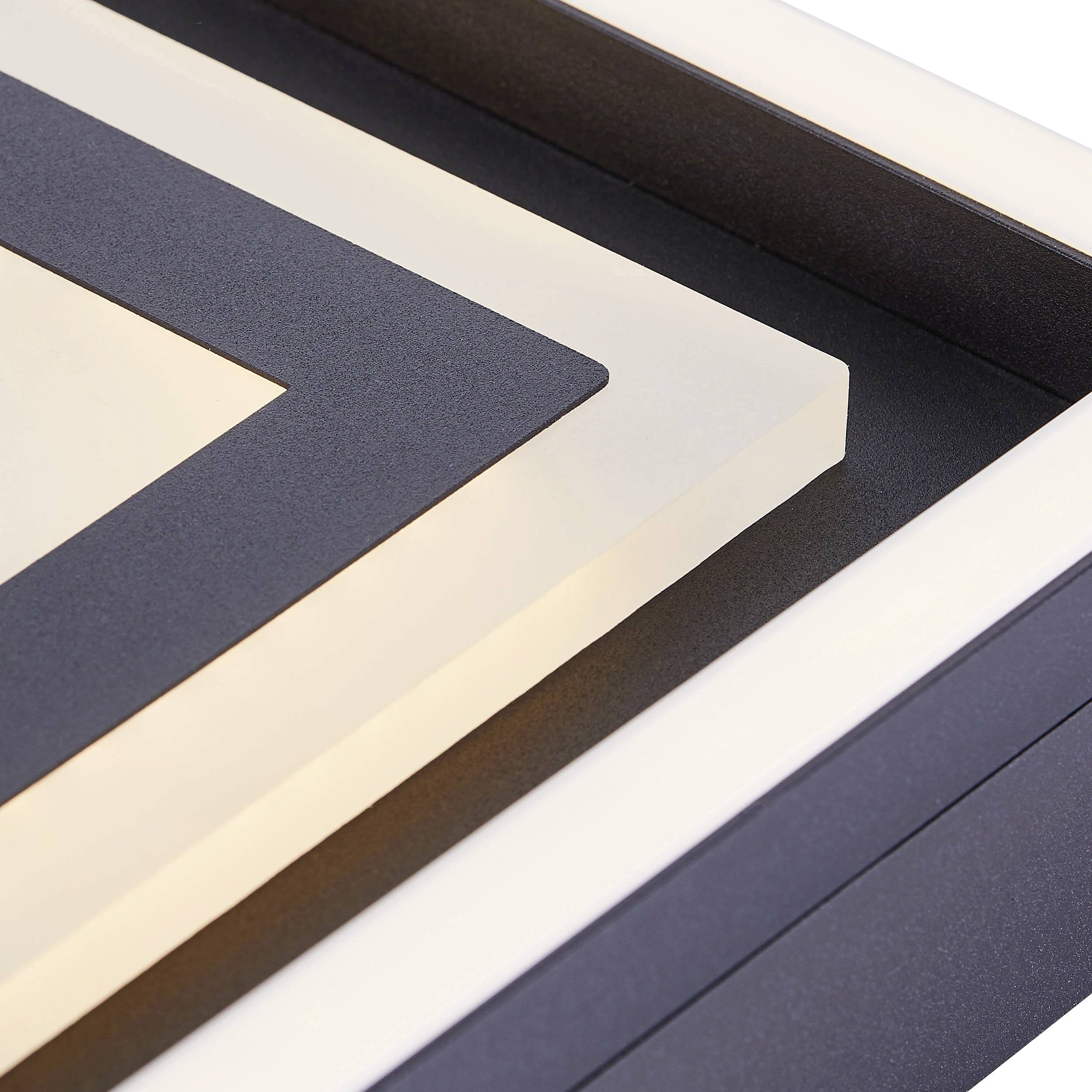 Brilliant G99381/06 Metis LED-Deckenleuchte LED LED fest eingebaut EEK: E (A - G) 33W Schwarz