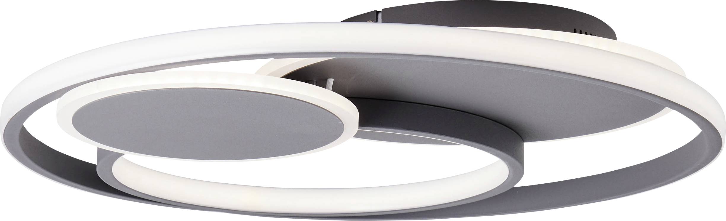 Brilliant G99371/22 Runda LED-Deckenleuchte LED LED fest eingebaut EEK: F (A - G) 51.5W Grau (matt)