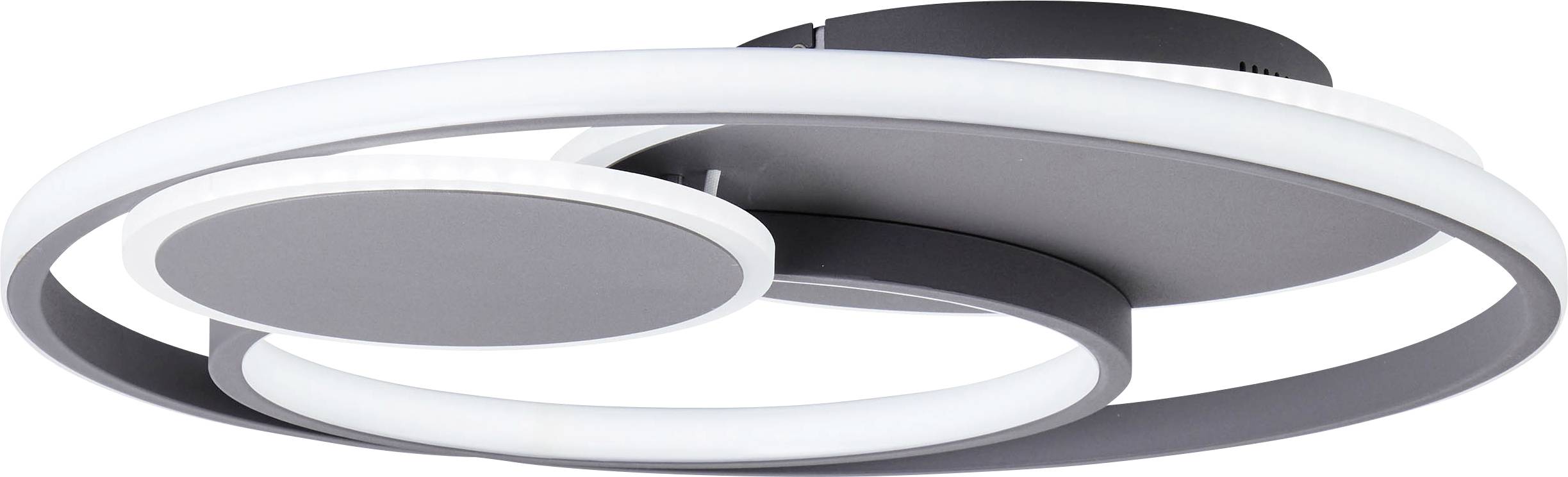 Brilliant G99371/22 Runda LED-Deckenleuchte LED LED fest eingebaut EEK: F (A - G) 51.5W Grau (matt)