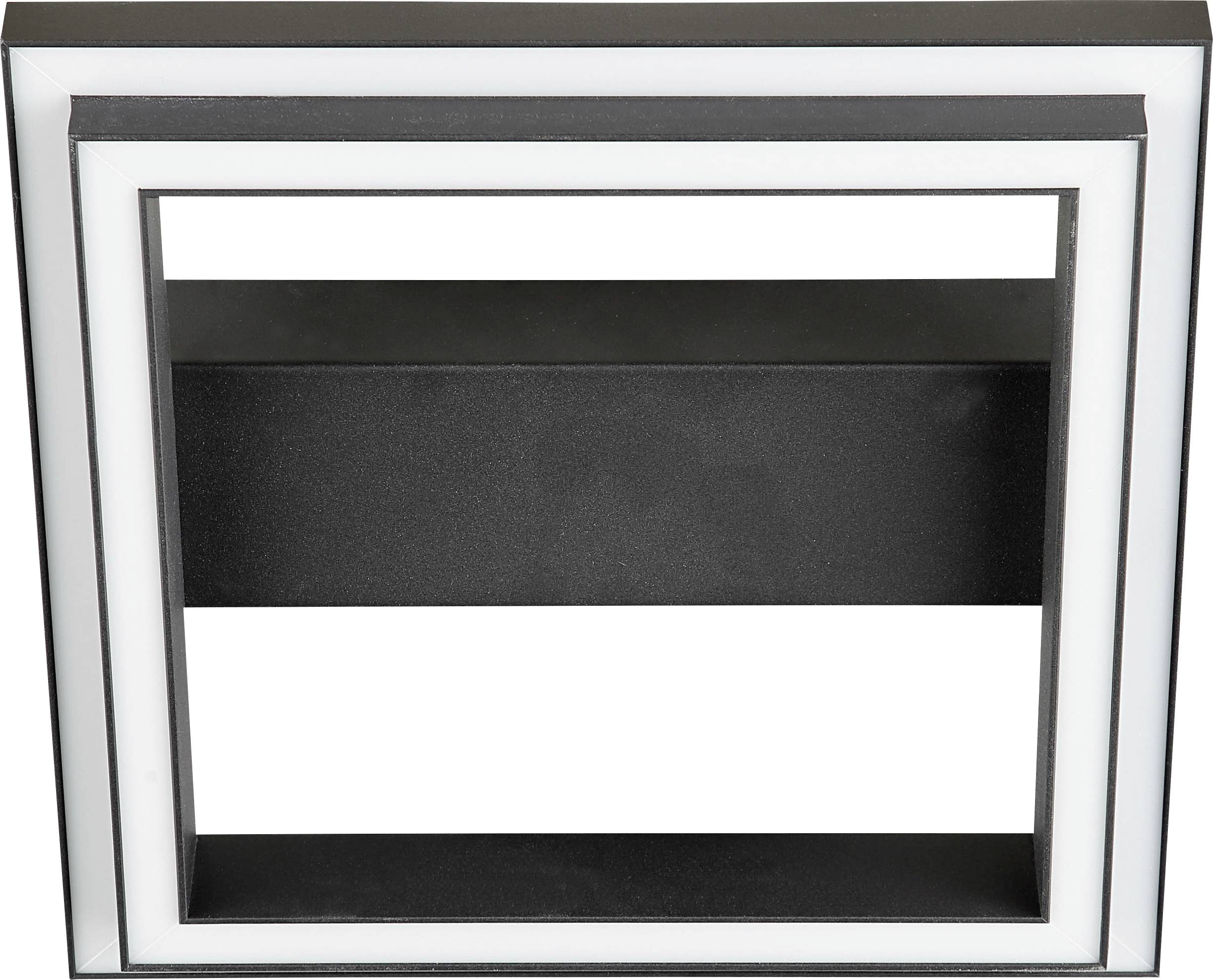 Brilliant G99315/76 Pallas LED-Deckenleuchte LED LED fest eingebaut EEK: F (A - G) 18W Schwarz