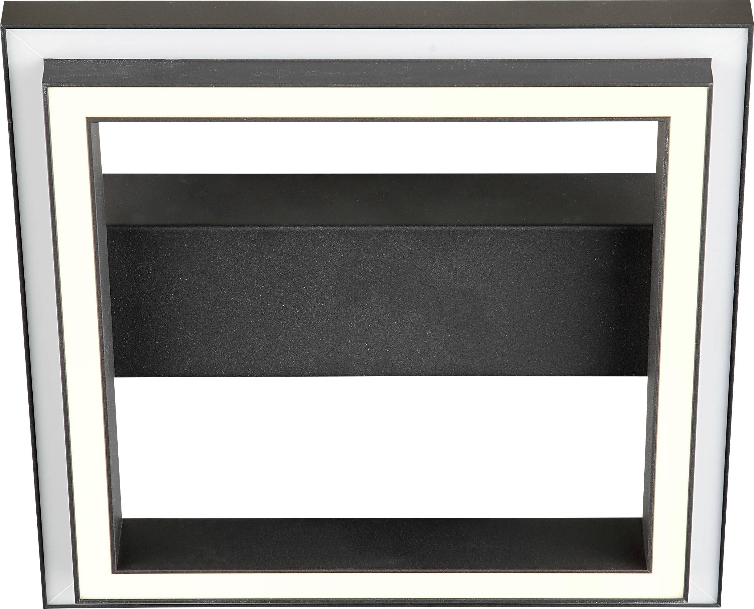 Brilliant G99315/76 Pallas LED-Deckenleuchte LED LED fest eingebaut EEK: F (A - G) 18W Schwarz