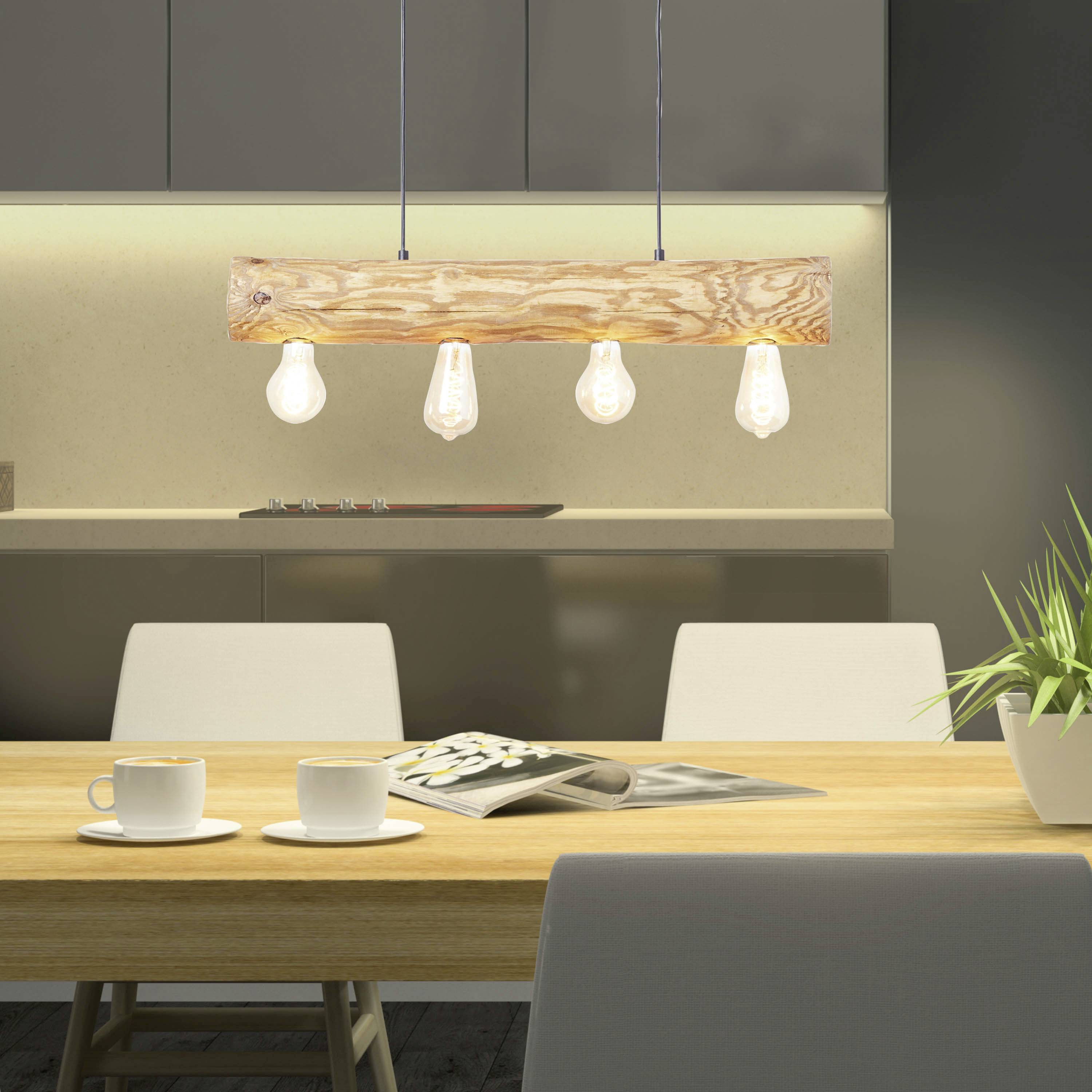 Brilliant Trabo 99432/35 Pendelleuchte E27 Eiche