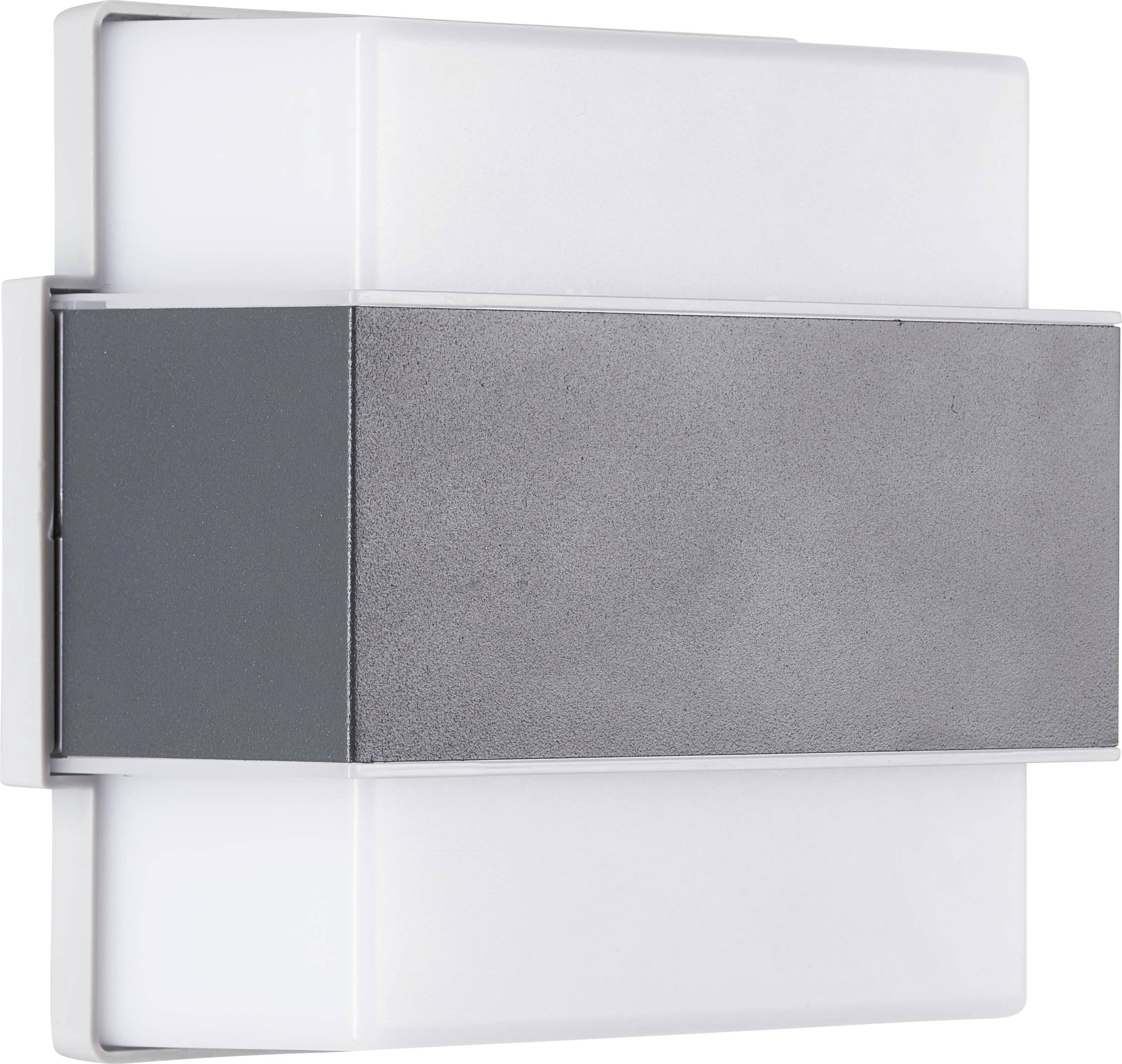 Brilliant Archie G96387/63 LED-Außenwandleuchte EEK: E (A - G) LED LED fest eingebaut 7W Weiß, Anthrazit