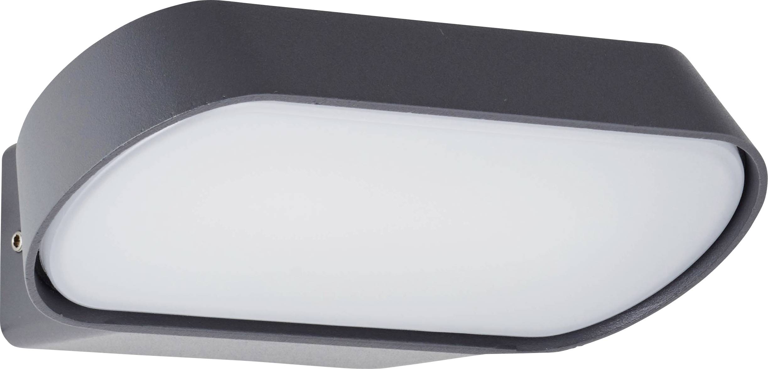 Brilliant Samira schräg G96419/76 LED-Außenwandleuchte LED LED fest eingebaut 7W Schwarz, Weiß