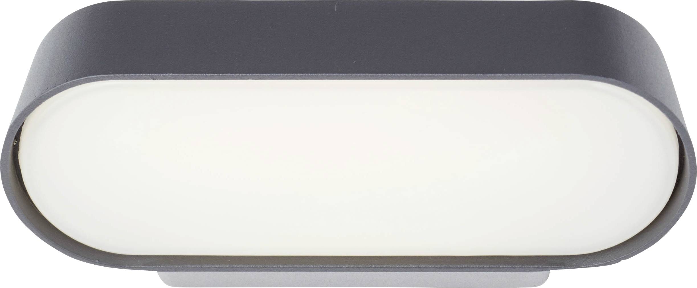 Brilliant Samira schräg G96419/76 LED-Außenwandleuchte LED LED fest eingebaut 7W Schwarz, Weiß