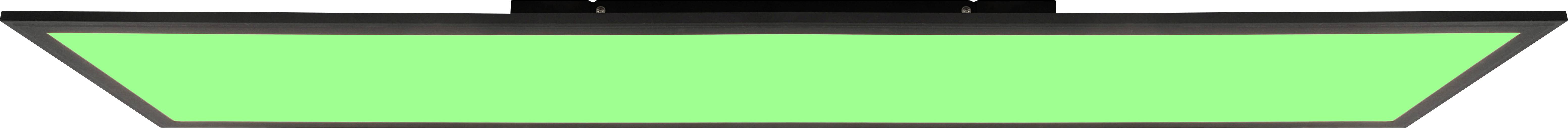 Brilliant Abie G90320/76 LED-Deckenleuchte 40W Warmweiß bis Tageslichtweiß, RGB Schwarz