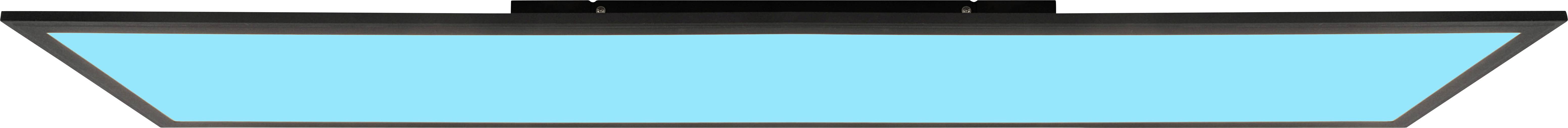 Brilliant Abie G90320/76 LED-Deckenleuchte 40W Warmweiß bis Tageslichtweiß, RGB Schwarz