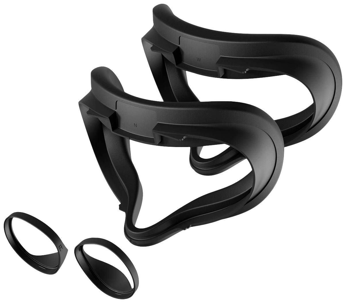 Meta Quest Gesichtspolster Quest 2 Fit Pack Passend für (VR Zubehör): Meta Quest 2 Schwarz