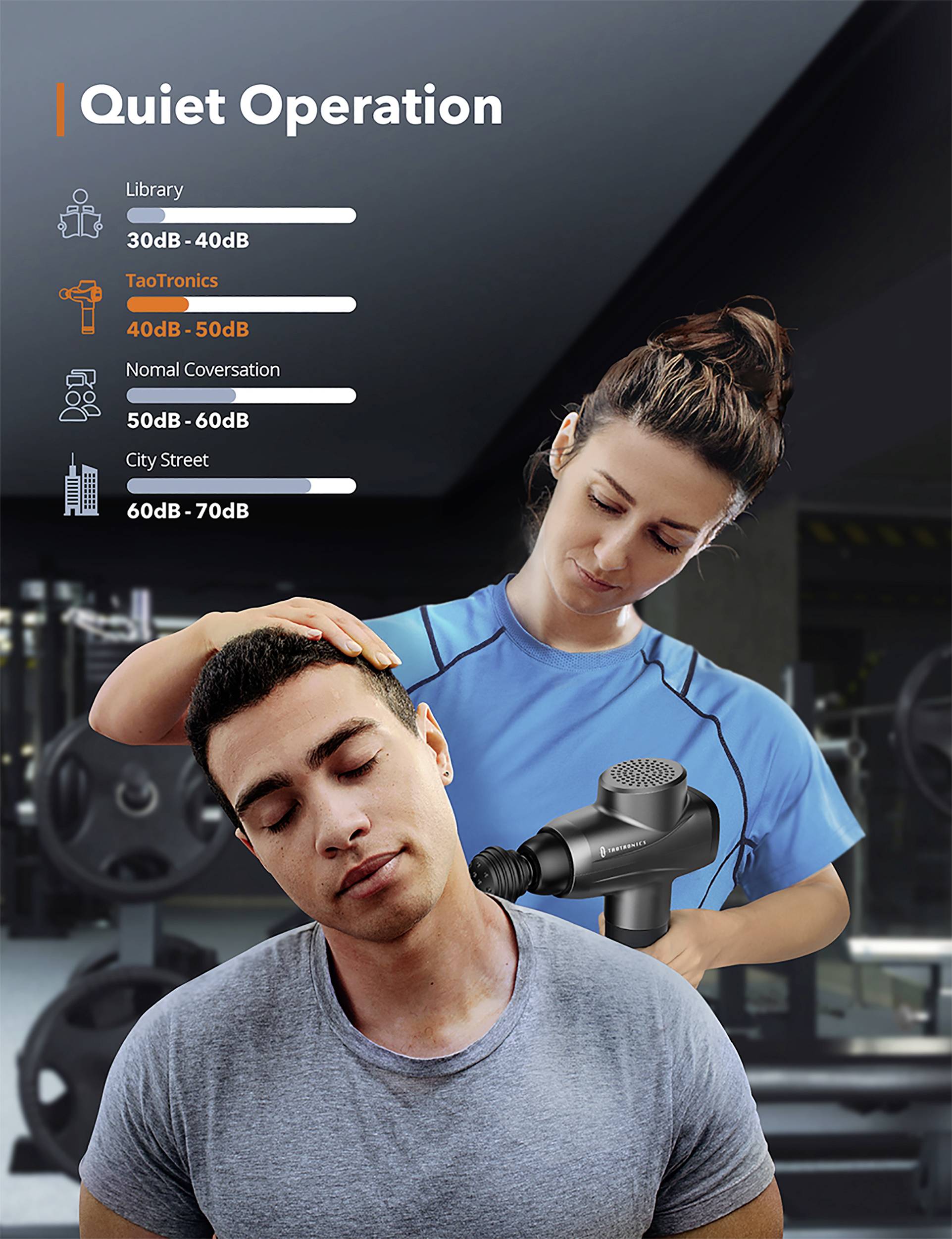 Taotronics TT-PCA003 Massagegerät Schwarz