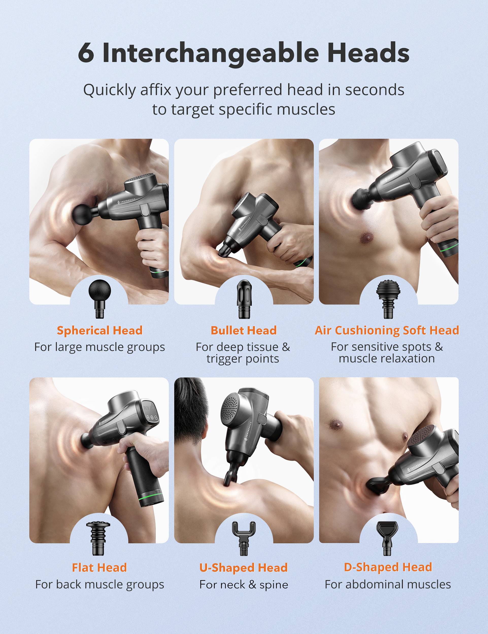 Taotronics TT-PCA003 Massagegerät Schwarz