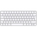 Apple Magic Keyboard mit Touch ID Bluetooth® Tastatur Deutsch, QWERTZ Weiß Wiederaufladbar
