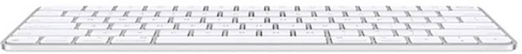 Apple Magic Keyboard Touch ID Bluetooth® Tastatur Deutsch, QWERTZ Weiß Wiederaufladbar
