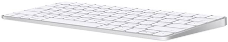 Apple Magic Keyboard Bluetooth® Tastatur Deutsch, QWERTZ Weiß Wiederaufladbar