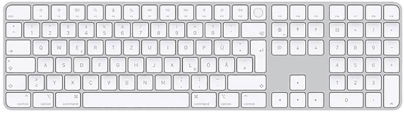 Apple Magic Keyboard Touch ID Num Key Bluetooth® Tastatur US 