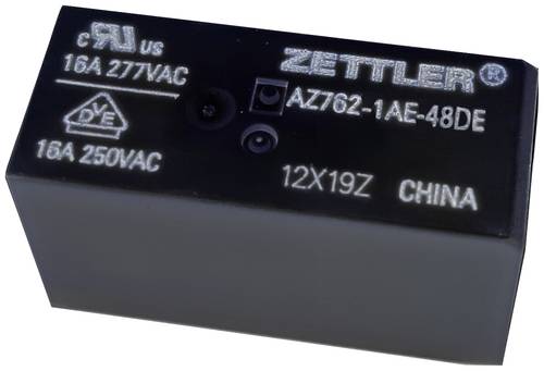 Zettler Electronics AZ762-1AE-48DE Printrelais 48 V/DC 16A 1 Schließer 1St.