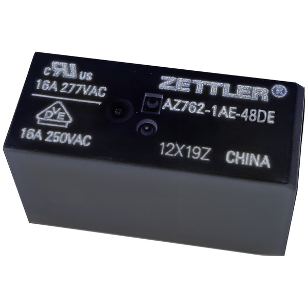 Zettler Electronics AZ762-1AE-48DE Printrelais 48 V/DC 16 A 1 Schließer 1 St.