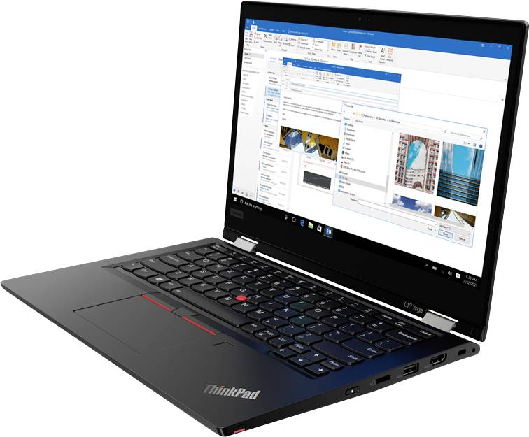Lenovo 2-in-1 Notebook / Tablet ThinkPad L13 Yoga G2 33.8 cm (13.3 Zoll) Full HD AMD Ryzen 5 Pro 5650U 16 GB RAM 512 GB SSD AMD Radeon Graphics Wi