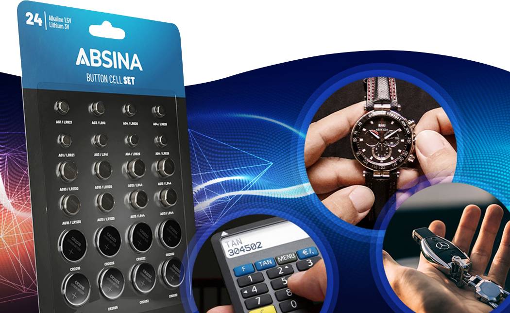 Absina Knopfzellen-Set 1St.