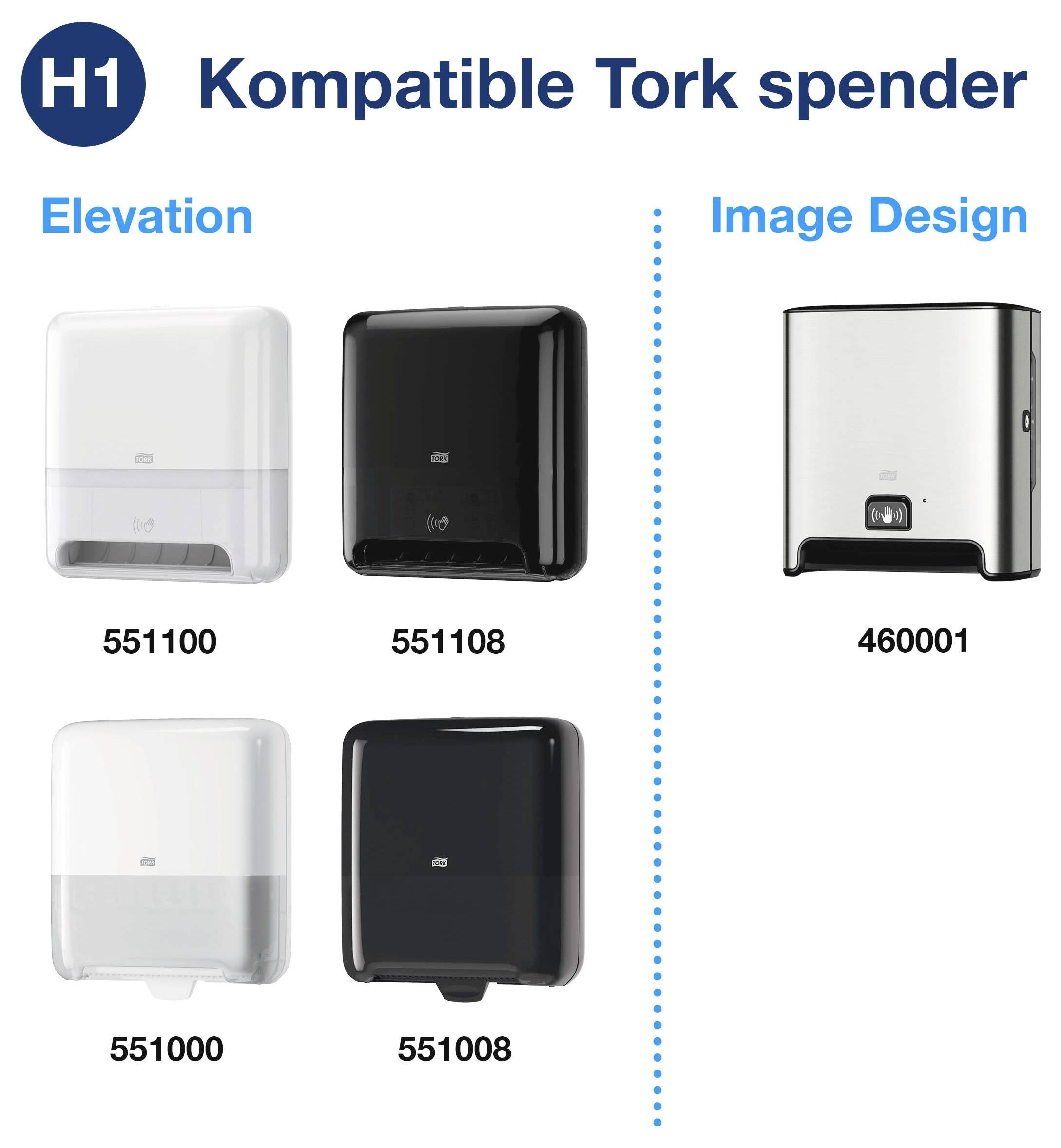 TORK 290076 Papierhandtücher Grün 900m