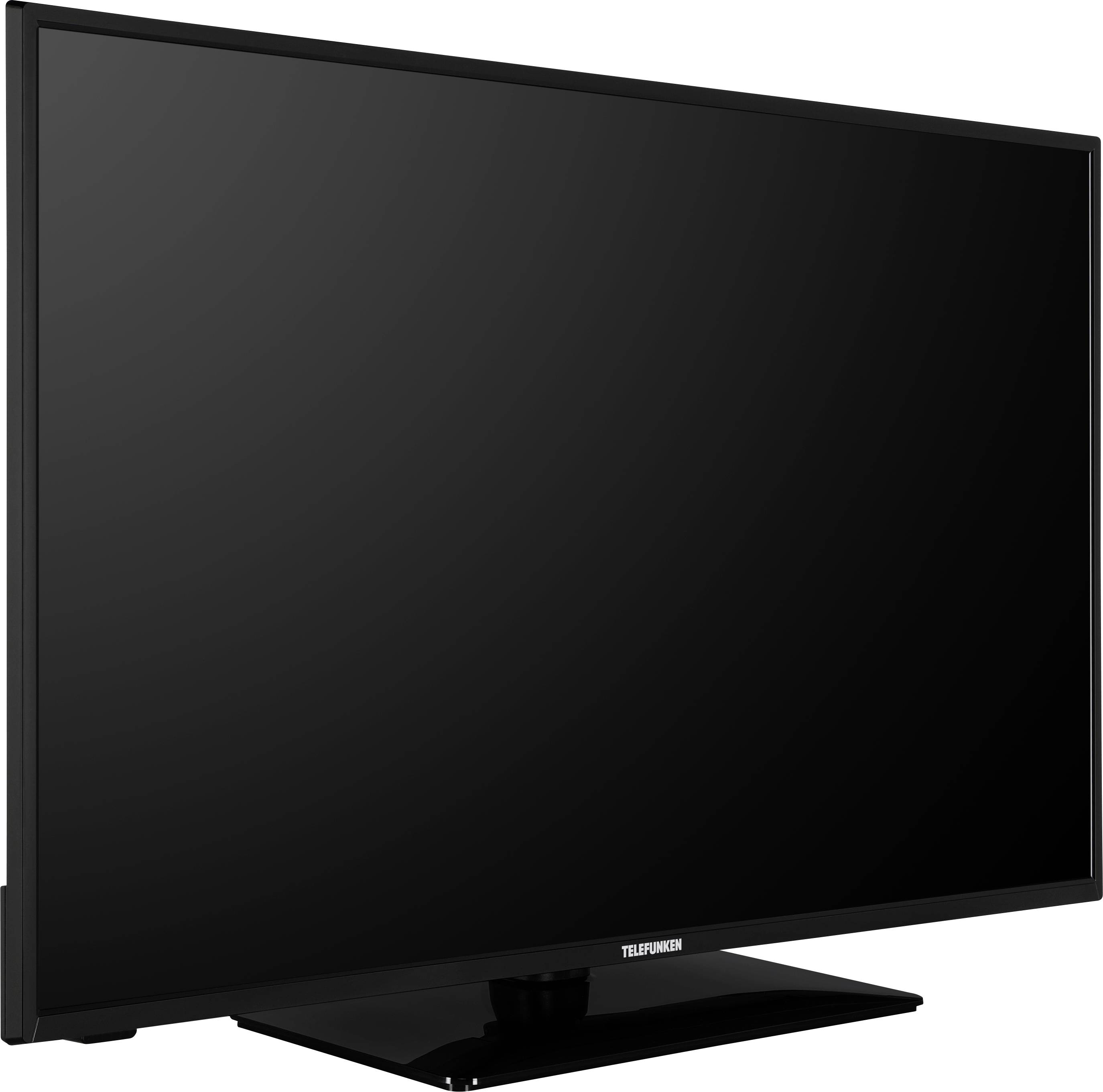 Telefunken D43U551N1CW LED-TV 108 cm 43 Zoll EEK G (A - G) DVB-T, DVB-C, DVB-S, UHD, Smart TV, WLAN, CI+ Schwarz